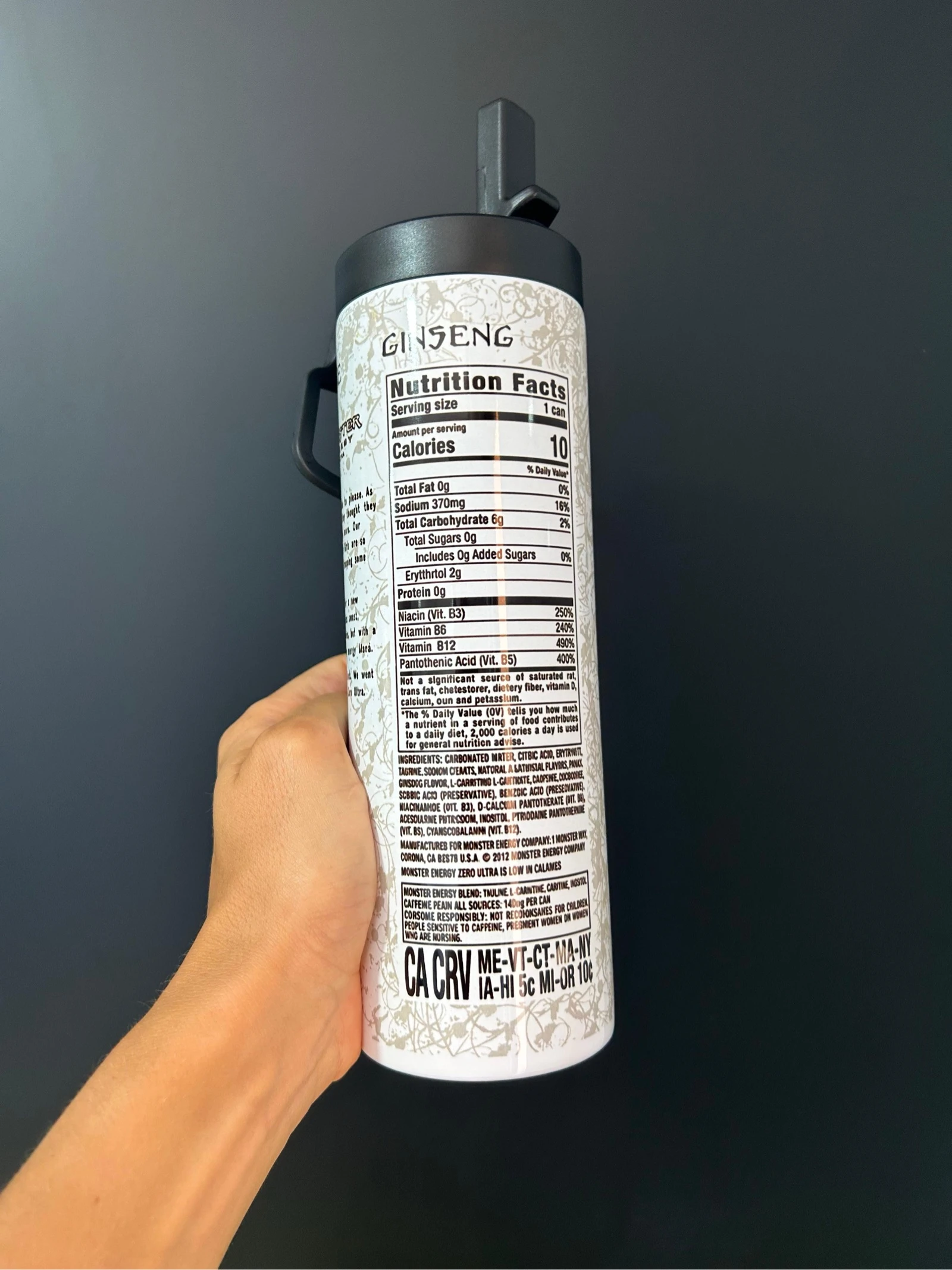 Tumbler monster energy White – photo 2